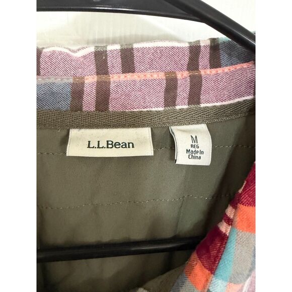 L.L. Bean Plaid Schacket in Womens Size Large - Picture 3 of 7